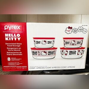 Hello Kitty Brand New/Unopened Pyrex 8 piece set